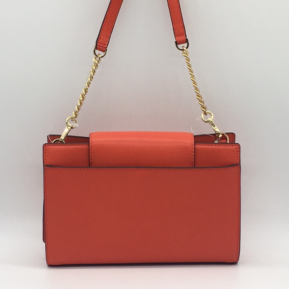 MICHAEL KORS MOTT LG CLUTCH XBODY MANDARIN - Picture 3 of 8